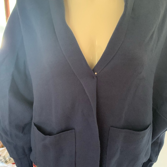 Blue Cardigan Sweater - Picture 12 of 16